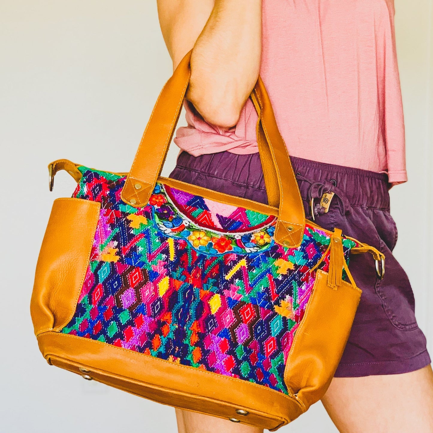 Huipil Bag - Birds & Flowers