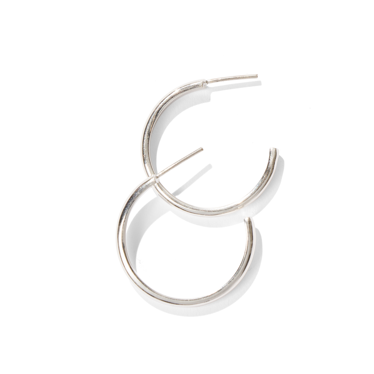 Essential Silver Small Hoops