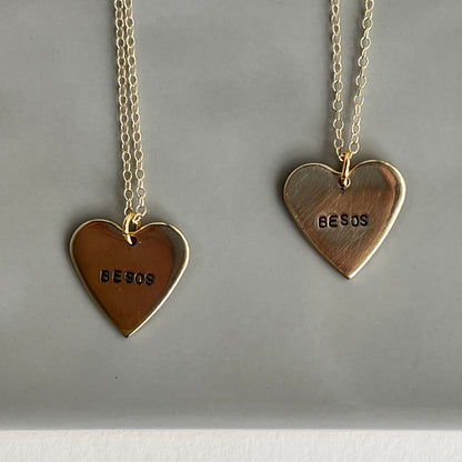 Besos Heart Necklace