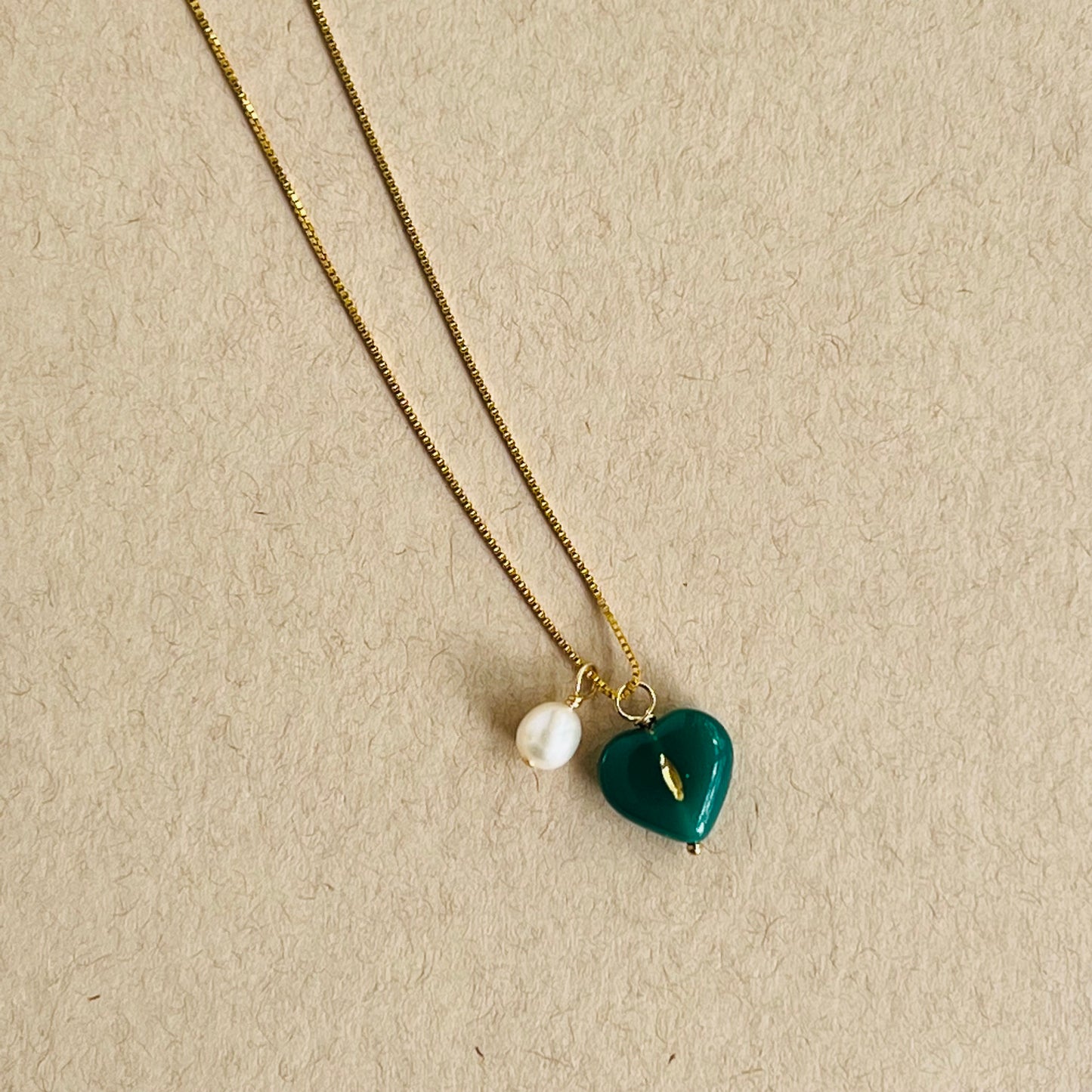 Verde Heart Necklace