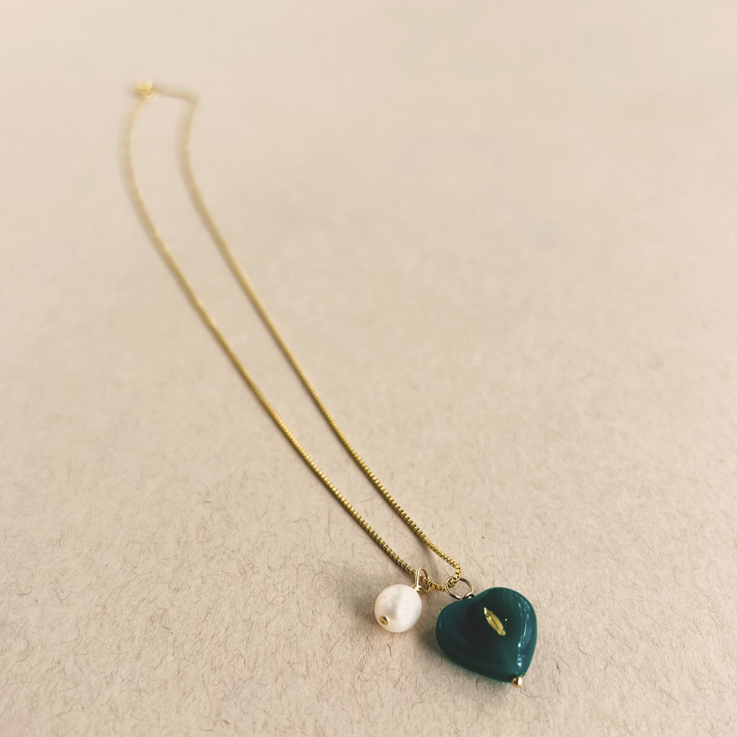 Verde Heart Necklace