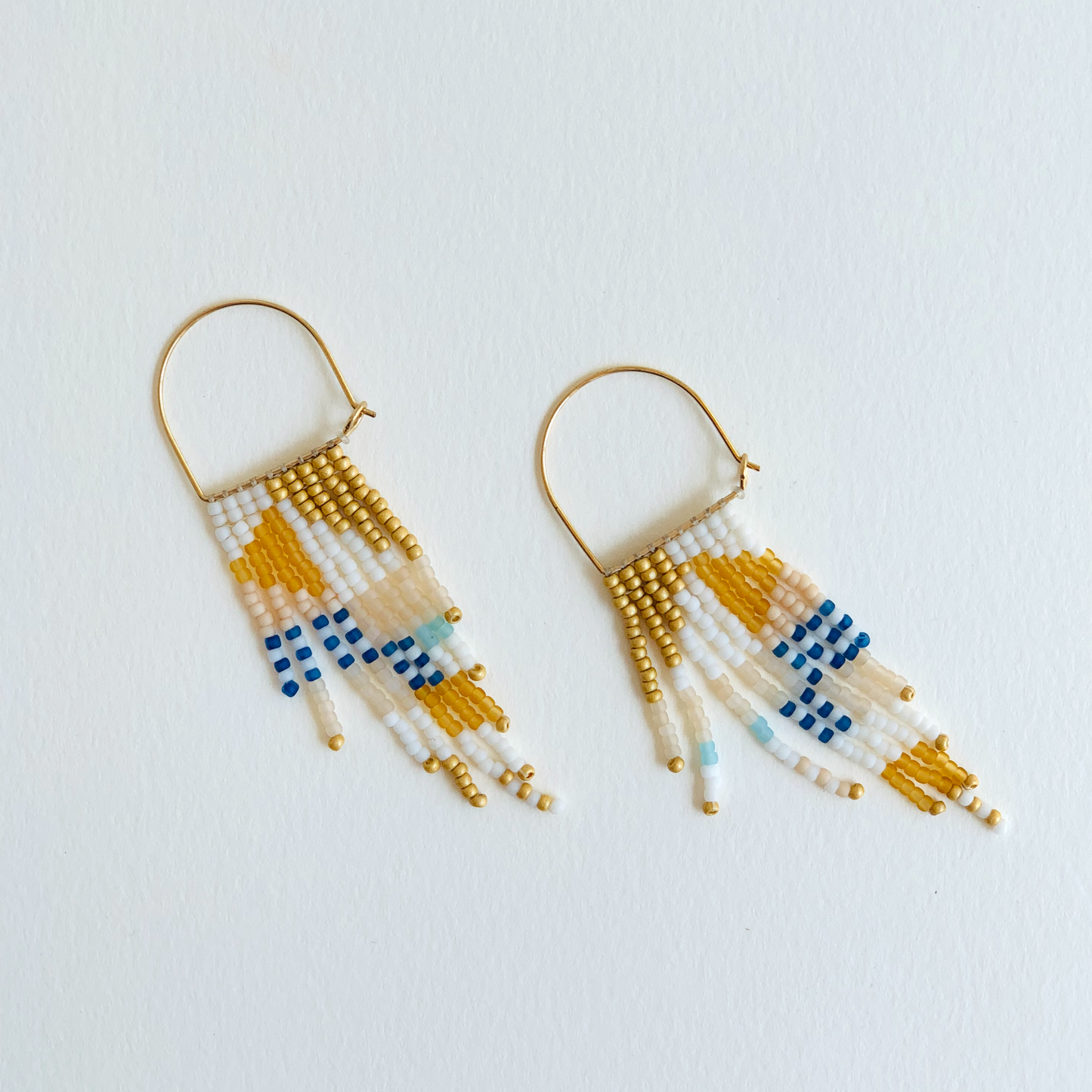 Peach Picnic Fringe Earrings