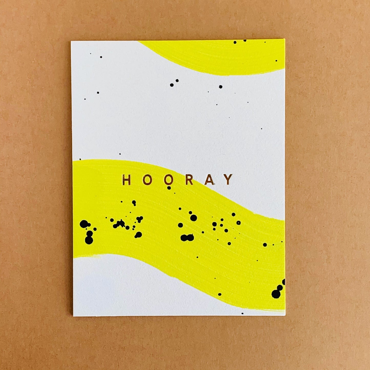 Speckled Hooray Card