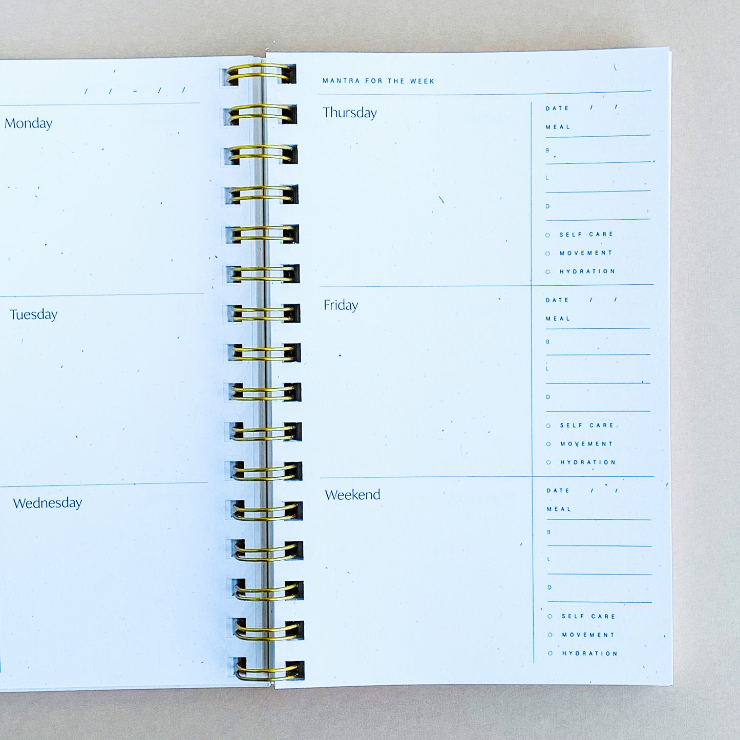 Abstract Weekly Planner